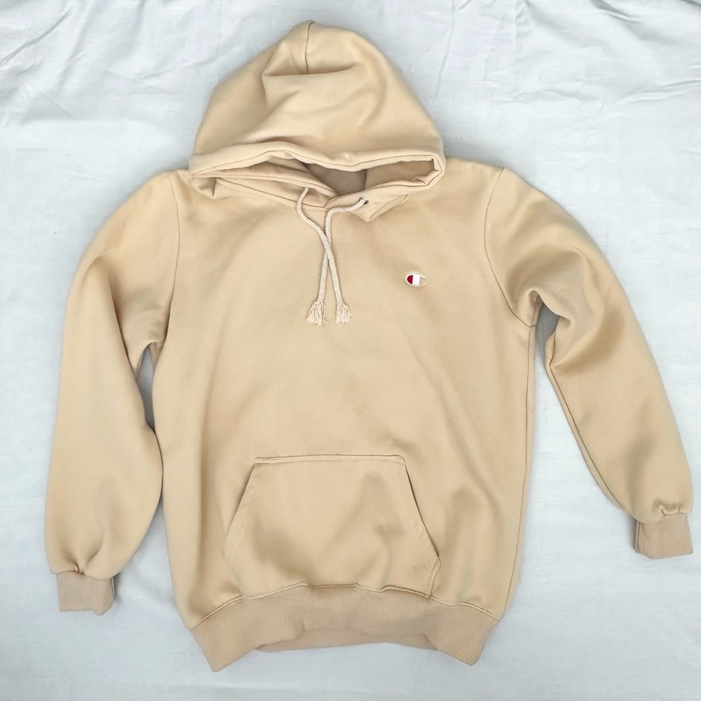 Champion Pale Yellow Hooded Sweatshirt
